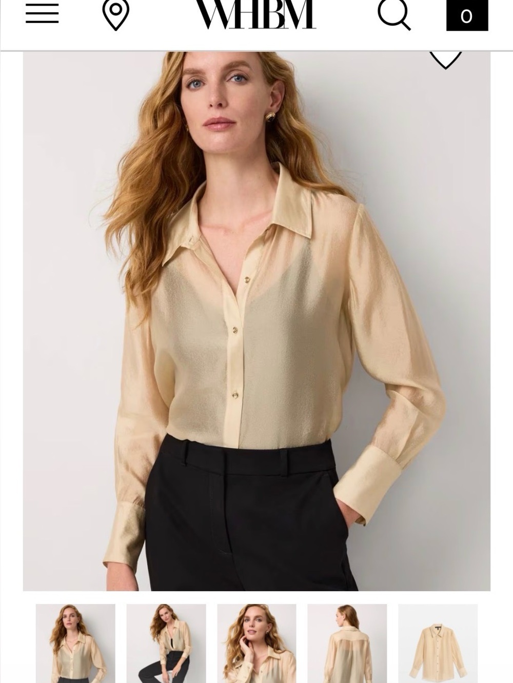 Soft shirt with shine
